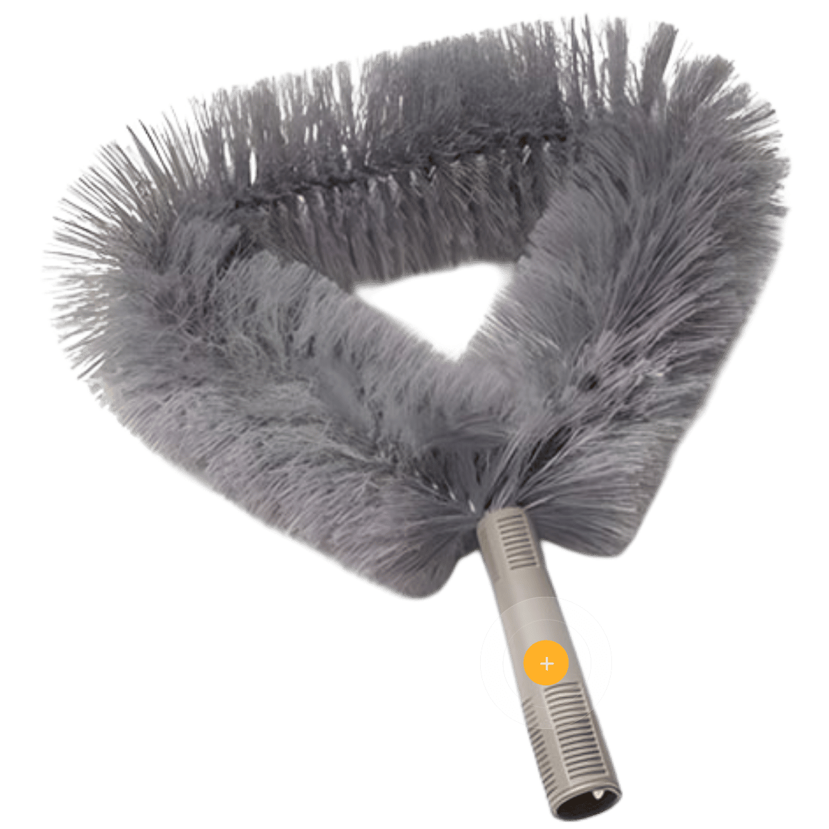 Cepillo de paredes triangular con mango ergonómico para limpieza profesional