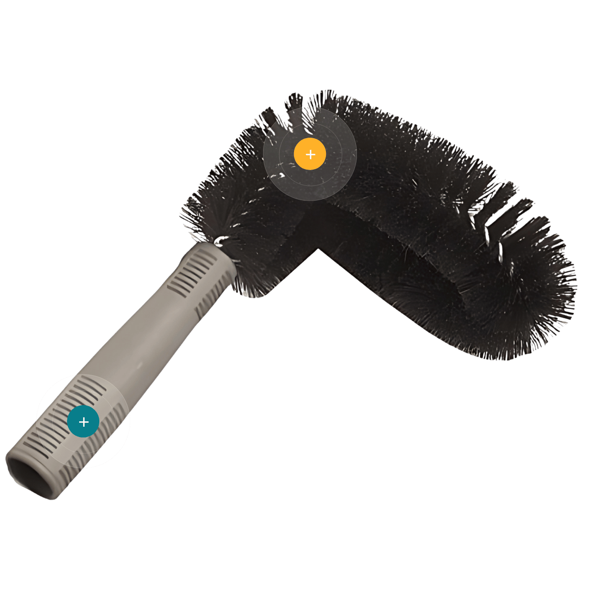 Cepillo limpiatubos con mango ergonómico para limpieza profesional