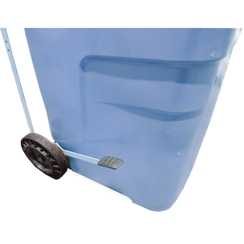 Pedal elevador para contenedor de basura de 120 y 240 litros